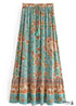 Boho Skirts in Calida in Green For Women